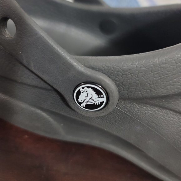 Crocs At Work Bistro Men Size 10 Gray Comfort Slip-Resistant Clogs 10075 W12 - Picture 3 of 8